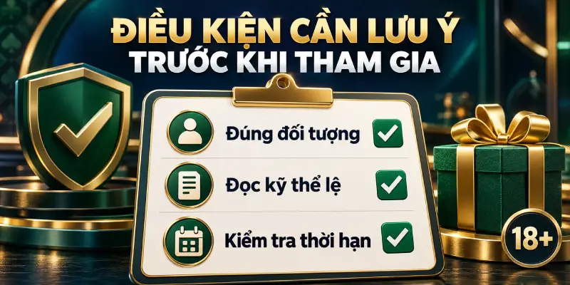 Điều kiện cần lưu ý trước khi tham gia VAN88 khuyến mãi cược ngày 30